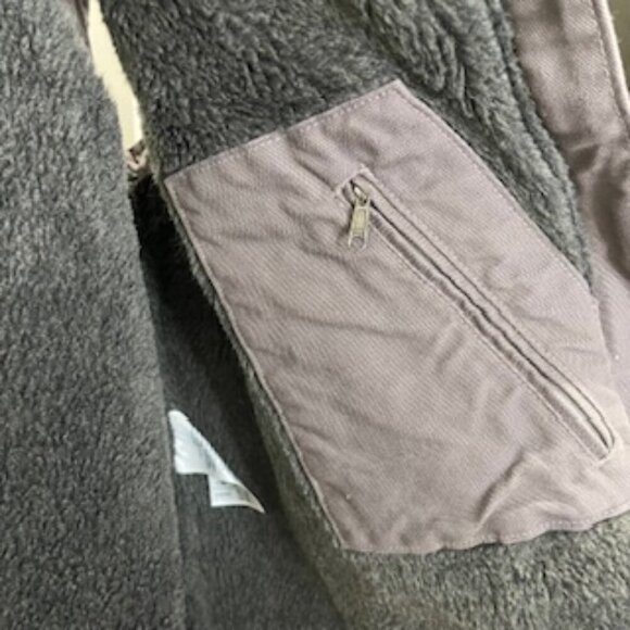 NEW Carhartt Gray Sherpa Lined Relaxed Fit Barn Vest Women’s Sz XXL NWT - Picture 10 of 13